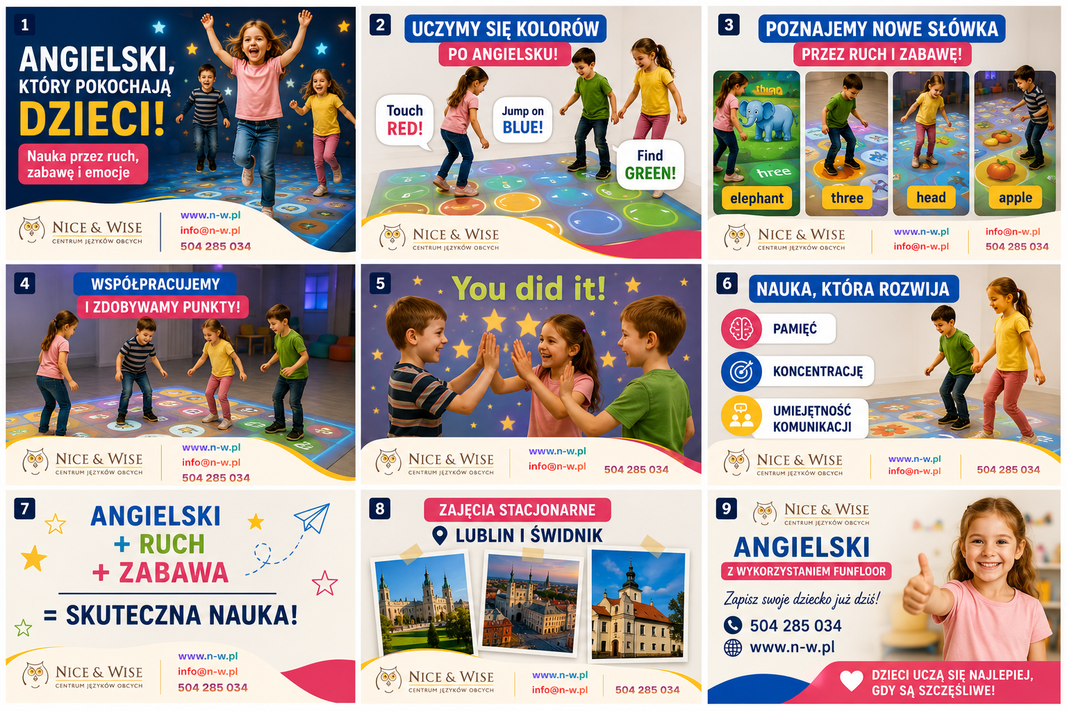 FunFloor angielski w ruchu dla dzieci 4-5 lat